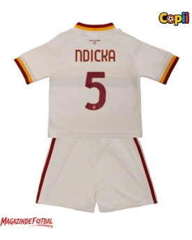 AS Roma Evan Ndicka #5 Echipament de Fotbal Replică 2026-27 Copii Deplasare (+ Șorturi)